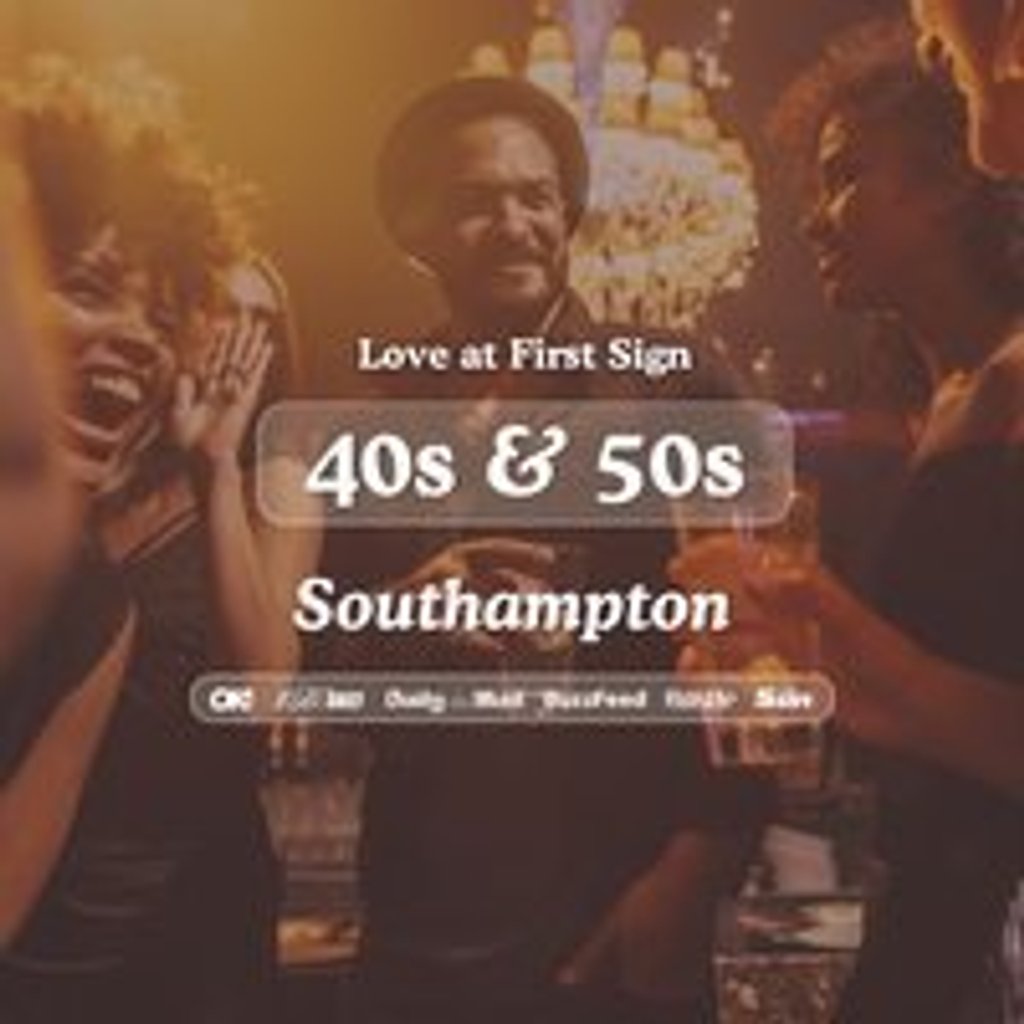 40s & 50s Singles Night @ Turtle Bay Soton| Love at First Sign at Turtle Bay, Southampton