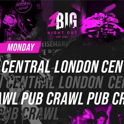 CENTRAL LONDON PUB CRAWL - Monday 21st of April