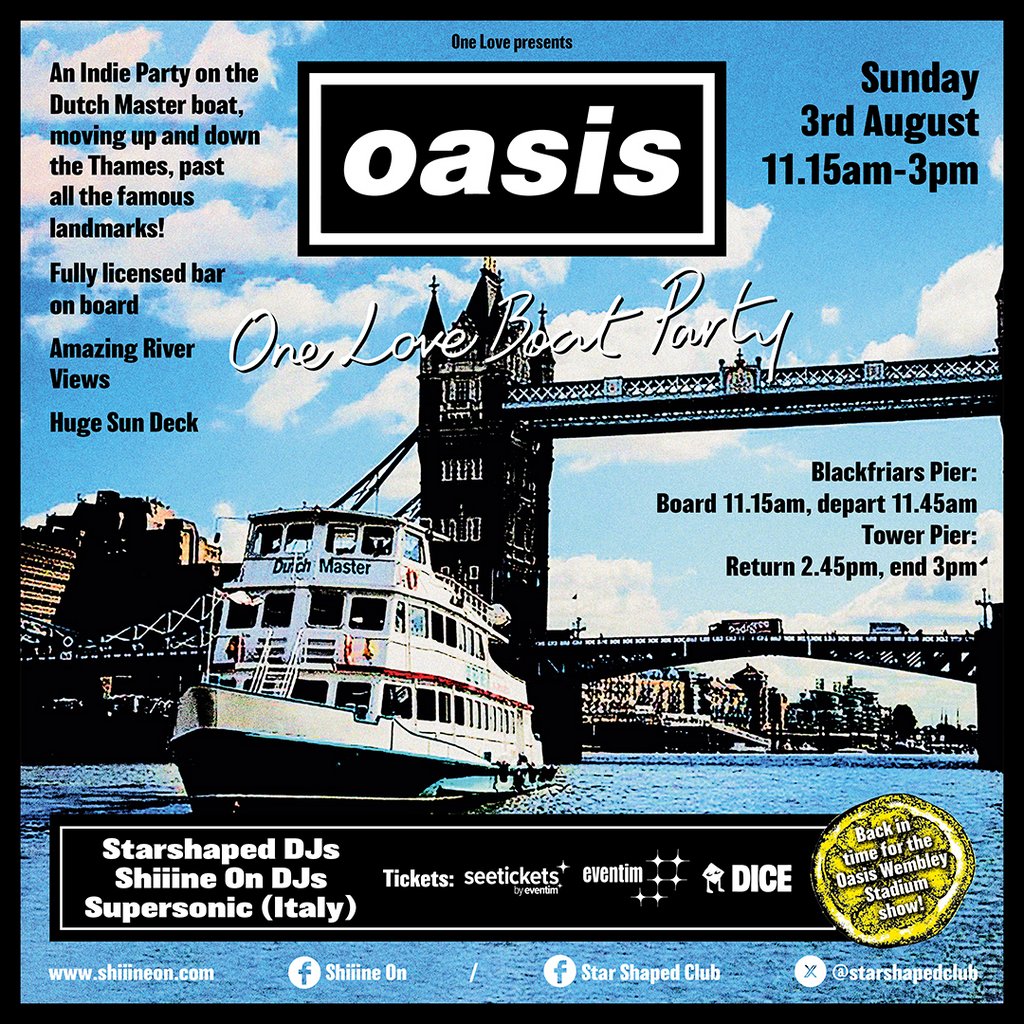 One Love - Oasis Boat Party