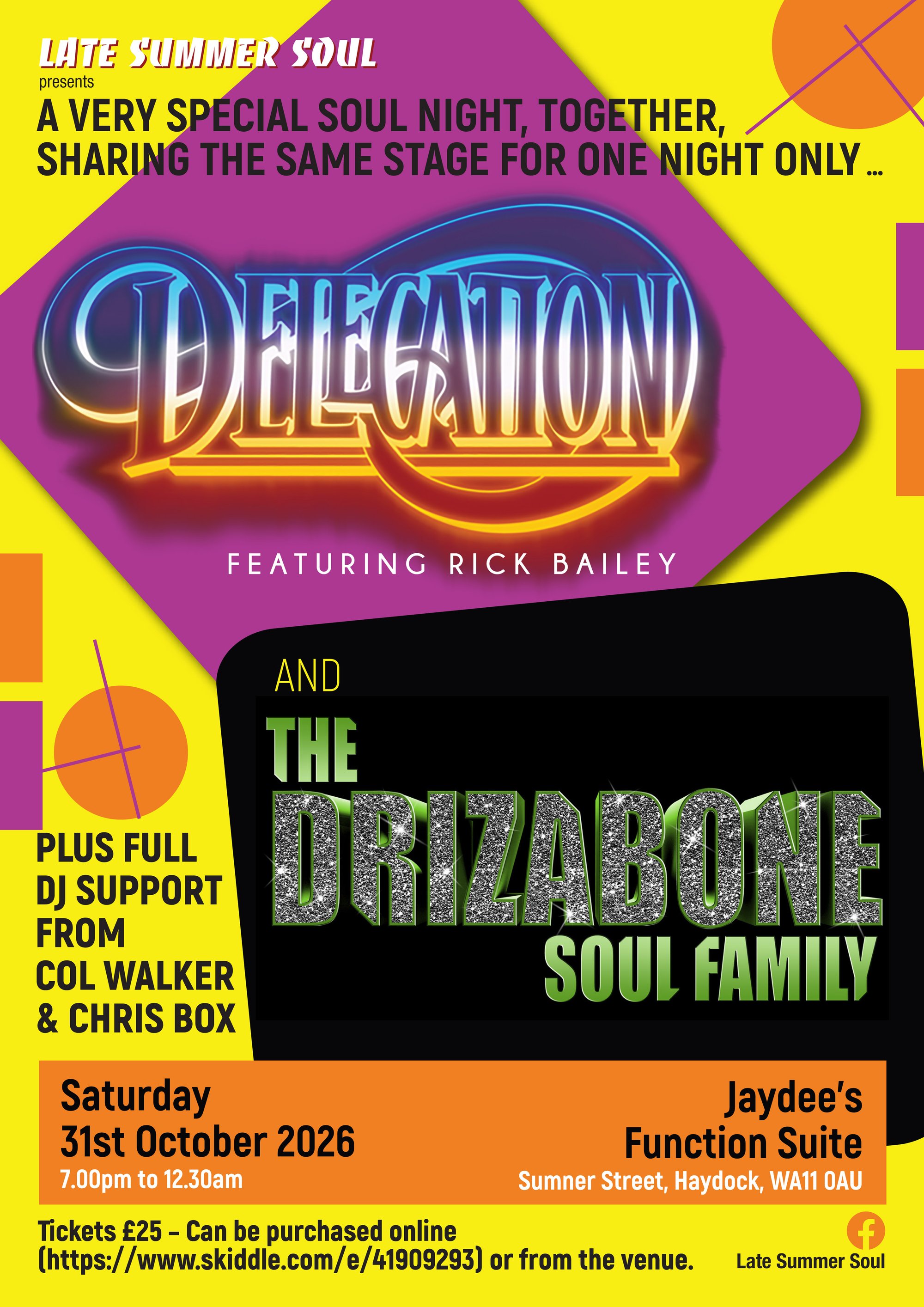 Tickets: Late Summer Soul | Jaydees Sports And Function Suites St