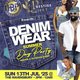 Denim Wear Indoor Outdoor Party, Sunday 13th July 2025 Event Title Pic