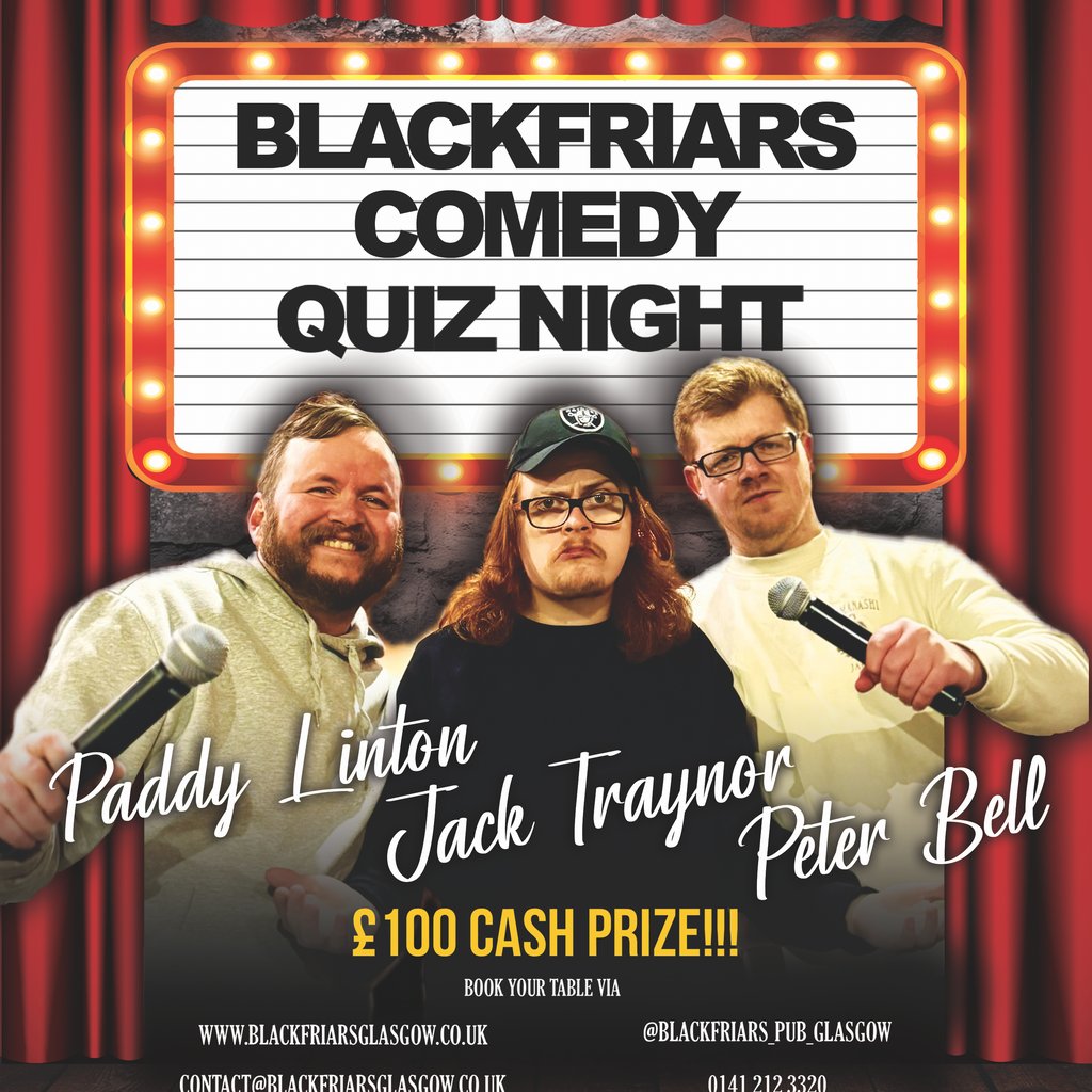 Blackfriars Comedy Quiz Night!