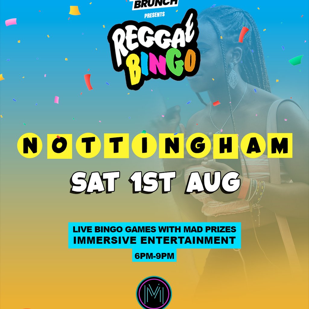 Reggae Bingo - Nottingham - Sat 1st Aug