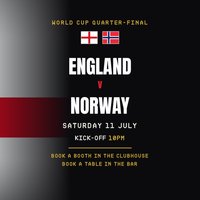 England v Norway | World Cup Quarter-Final Live at Joshua Brooks at Joshua Brooks