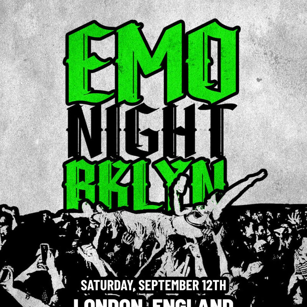 Emo Night Brooklyn — gig artwork