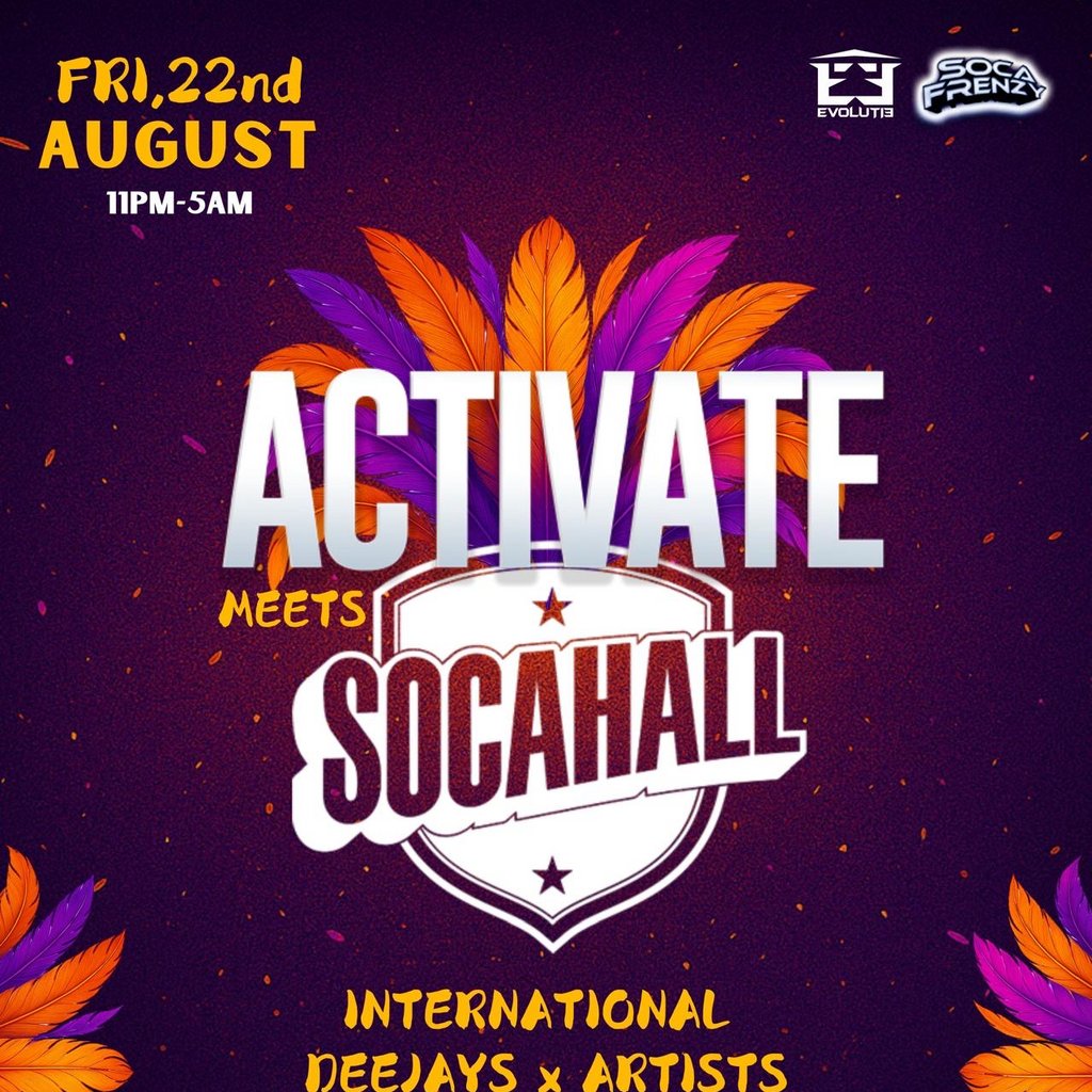 Activate Meets SocaHall - Notting Hill Carnival Starter 2025