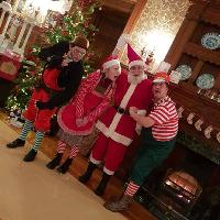 Father Christmas at Holker Hall at Holker Hall And Gardens