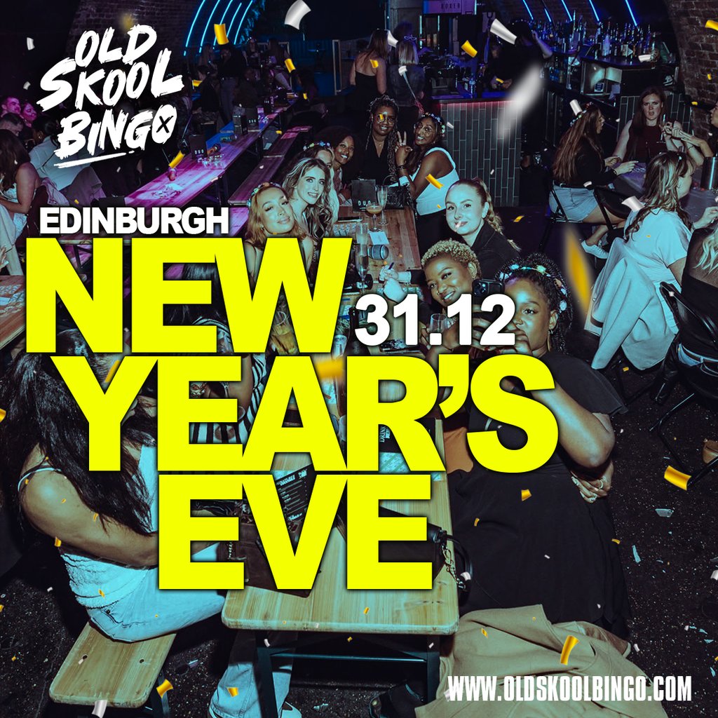 Old Skool Bingo Thurs 31st Dec New Years Eve Edinburgh at Coco Boho, Edinburgh