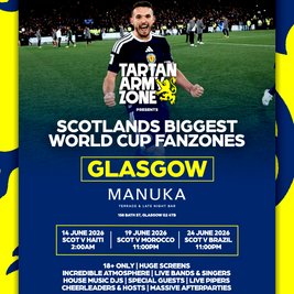 Tartan Army Zone: Scotland Vs Morocco (Glasgow)