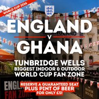 England v Ghana: World Cup Fan Zone | Tunbridge Wells at The Manor House Tunbridge Wells