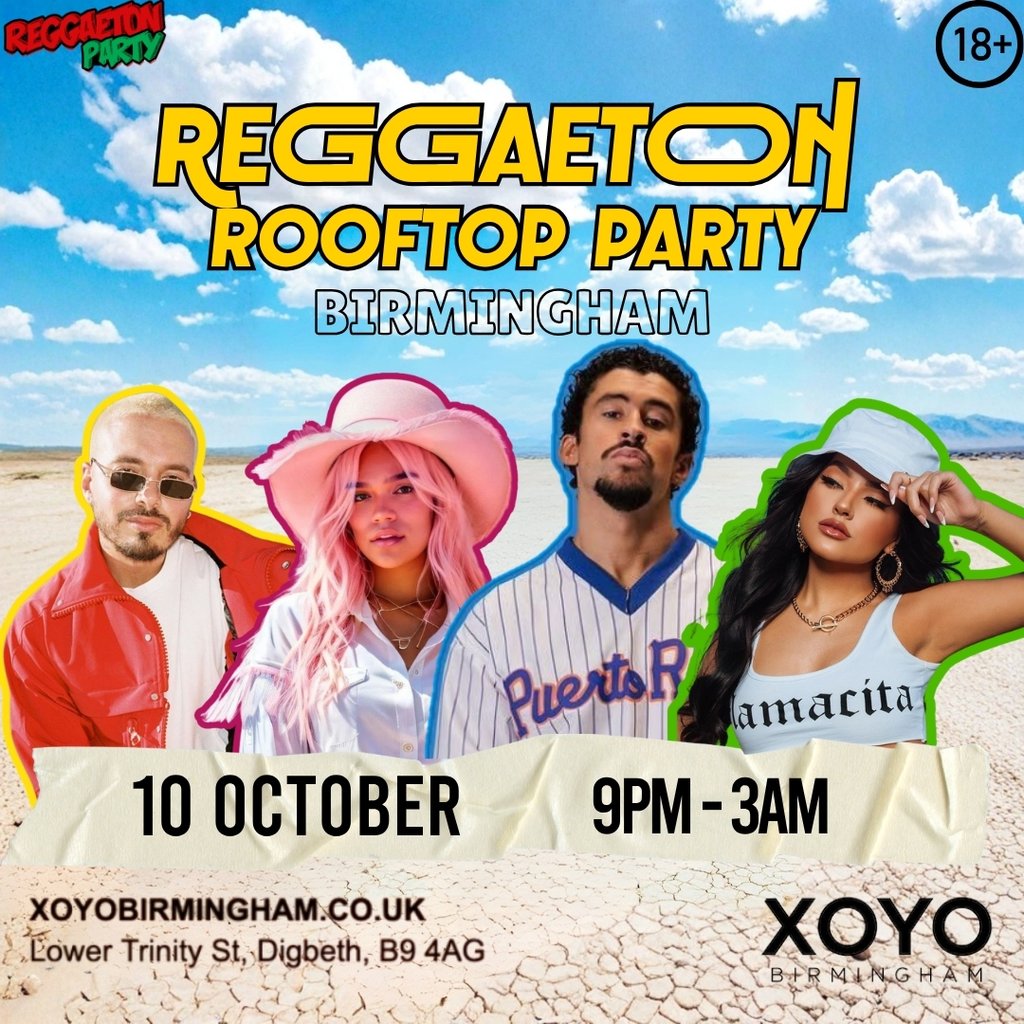 Reggaeton Rooftop Party (Birmingham) at XOYO, Birmingham