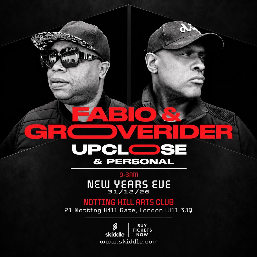 Fabio & Grooverider Up Close & Personal NYE 2026