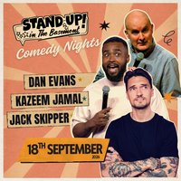 Stand Up Comedy with Jack Skipper, Dan Evans, & Kazeem Jamal at Papillon