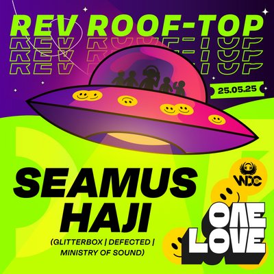 One Love 25/5/25 Seamus Haji now added to the line up!!!