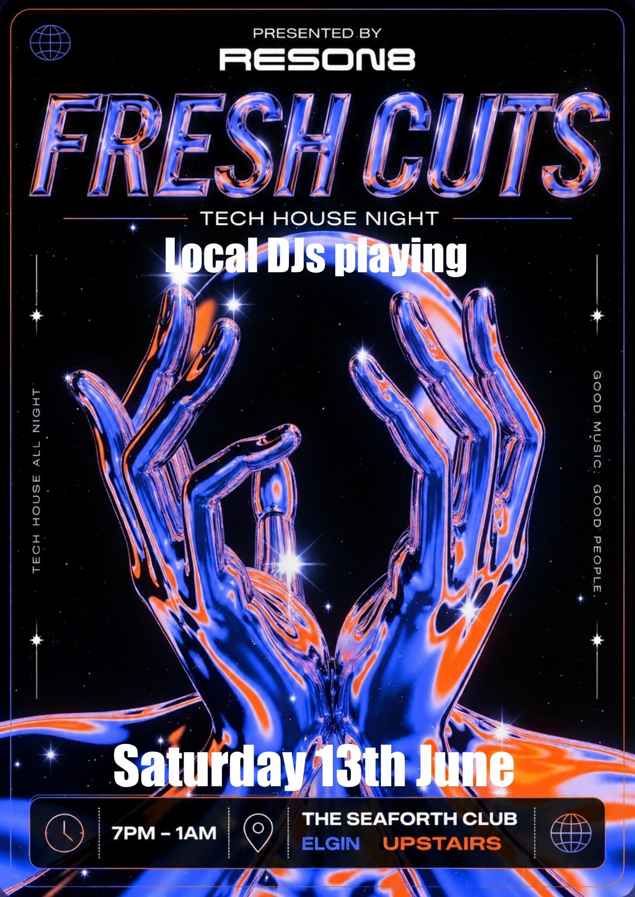 Tickets: Reson8 presents: FRESH CUTS | Seaforth Club Elgin Sat 13