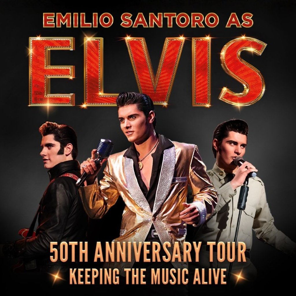 EMILIO SANTORO as ELVIS 50th Anniversary at Babbacombe Theatre, Torquay