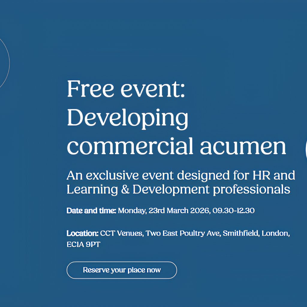 Free event: Developing commercial acumen