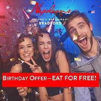 Birthday Offer - EAT FOR FREE!