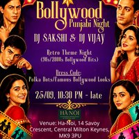 Bollywood Punjabi Night ft DJ Sakshi & Dj Vijay ( Retro Theme )