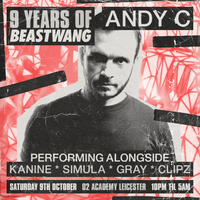Beastwang w/ Andy C, Clipz, Kanine, Simula, Gray, Ben Snow Beastwang w/ Andy C, Clipz, Kanine, Simula, Gray, Ben Snow