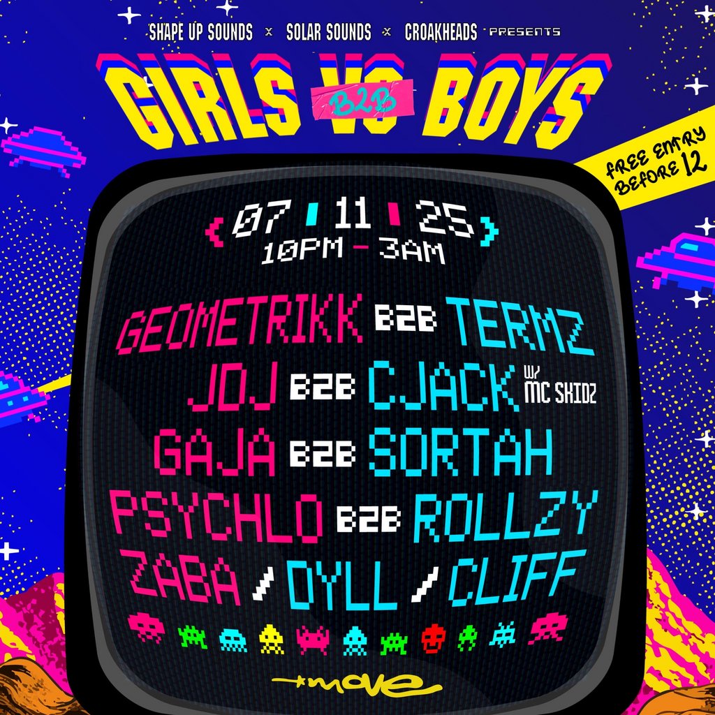 Move Exeter Boys B2B Girls at Move Exeter | 7 November 2025 | Drum & Bass UK