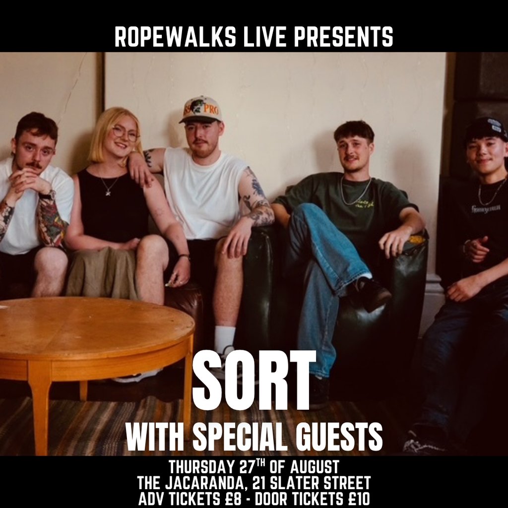 S0RT With Special Guests — gig artwork