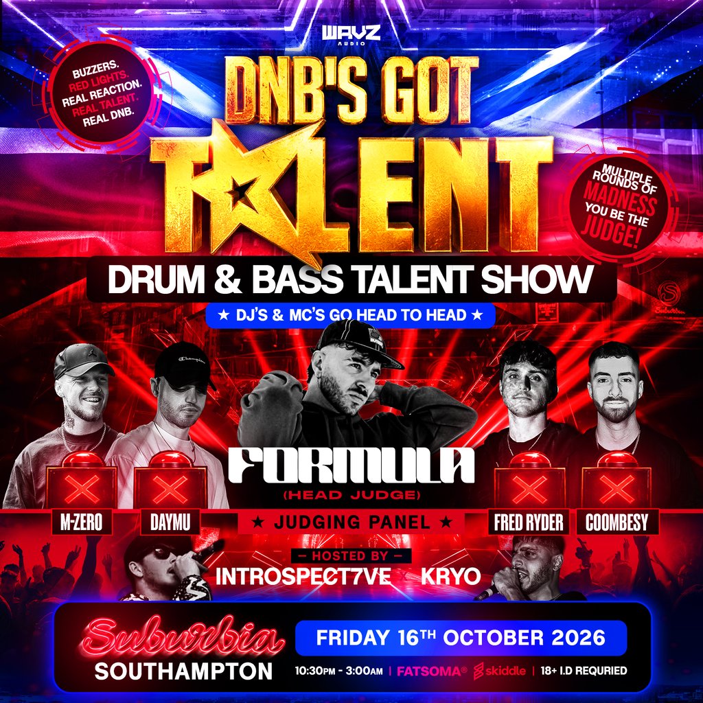 DNB's Got Talent | WAVZ Audio at Suburbia Southampton, Southampton