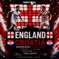 England v Croatia at Thirty3Hz