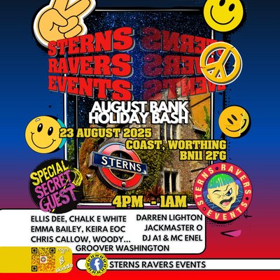 Sterns Ravers Events - August Bank Holiday Bash