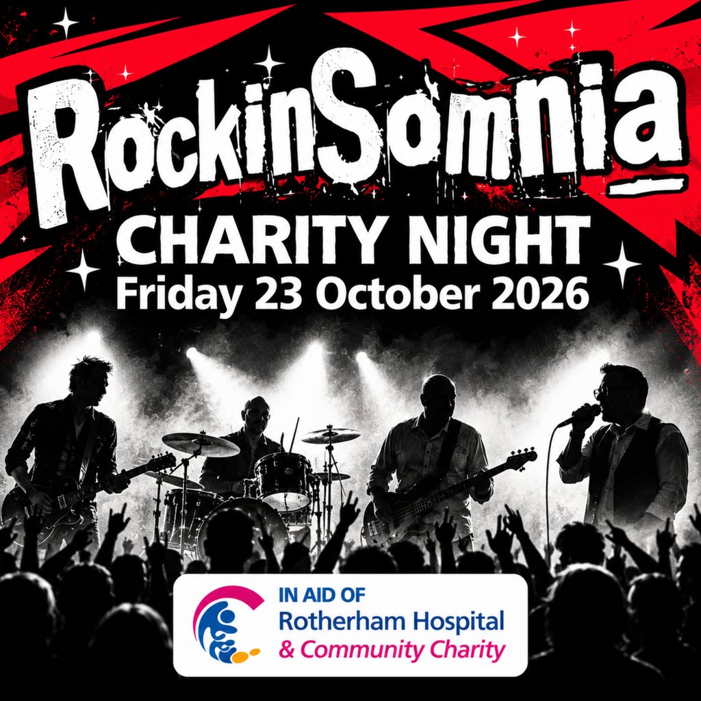 RockinSomnia - In aid of The Dementia Appeal — gig artwork