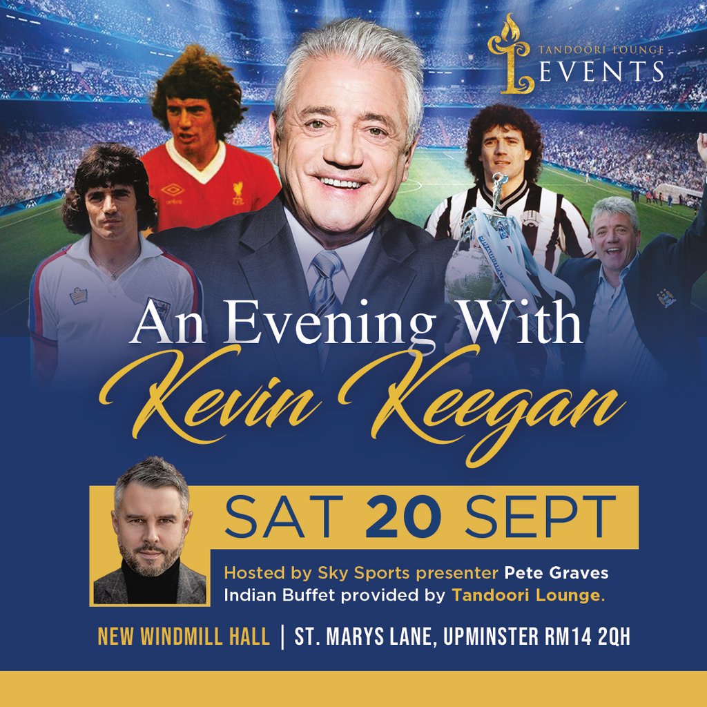 An Evening with Kevin Keegan in Upminster