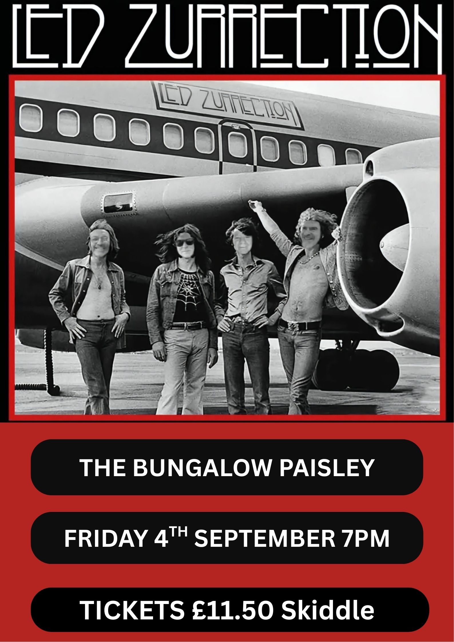Tickets: Led Zurrection Tribute to Led Zeppelin | The Bungalow Bar
