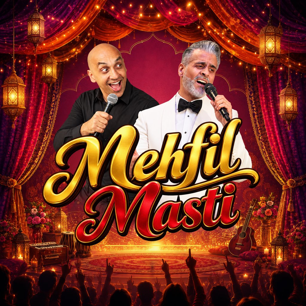 Mehfil Masti ft Tommy & Chirag South Woodford at Redbridge Drama Centre, South Woodford