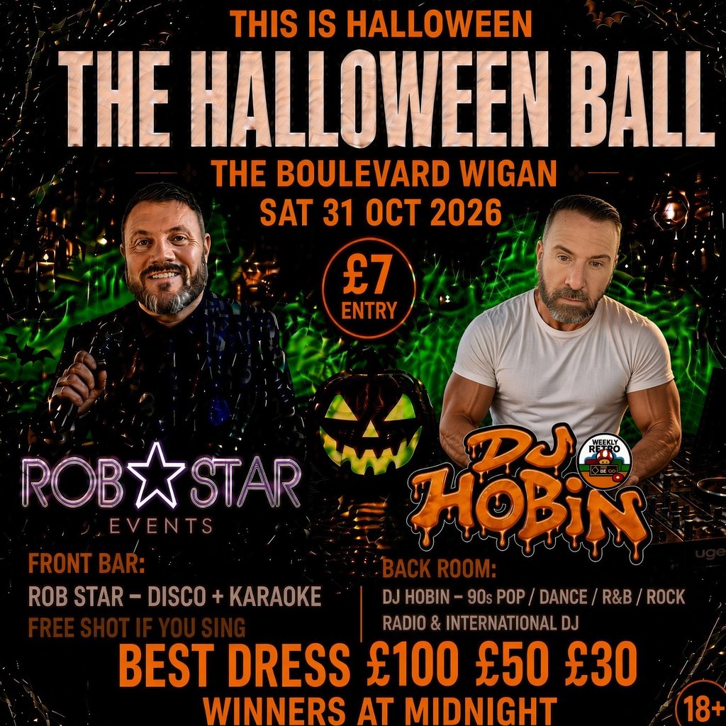 This Is Halloween - The Halloween Ball -The Boulevard Wigan at The Boulevard, Wigan