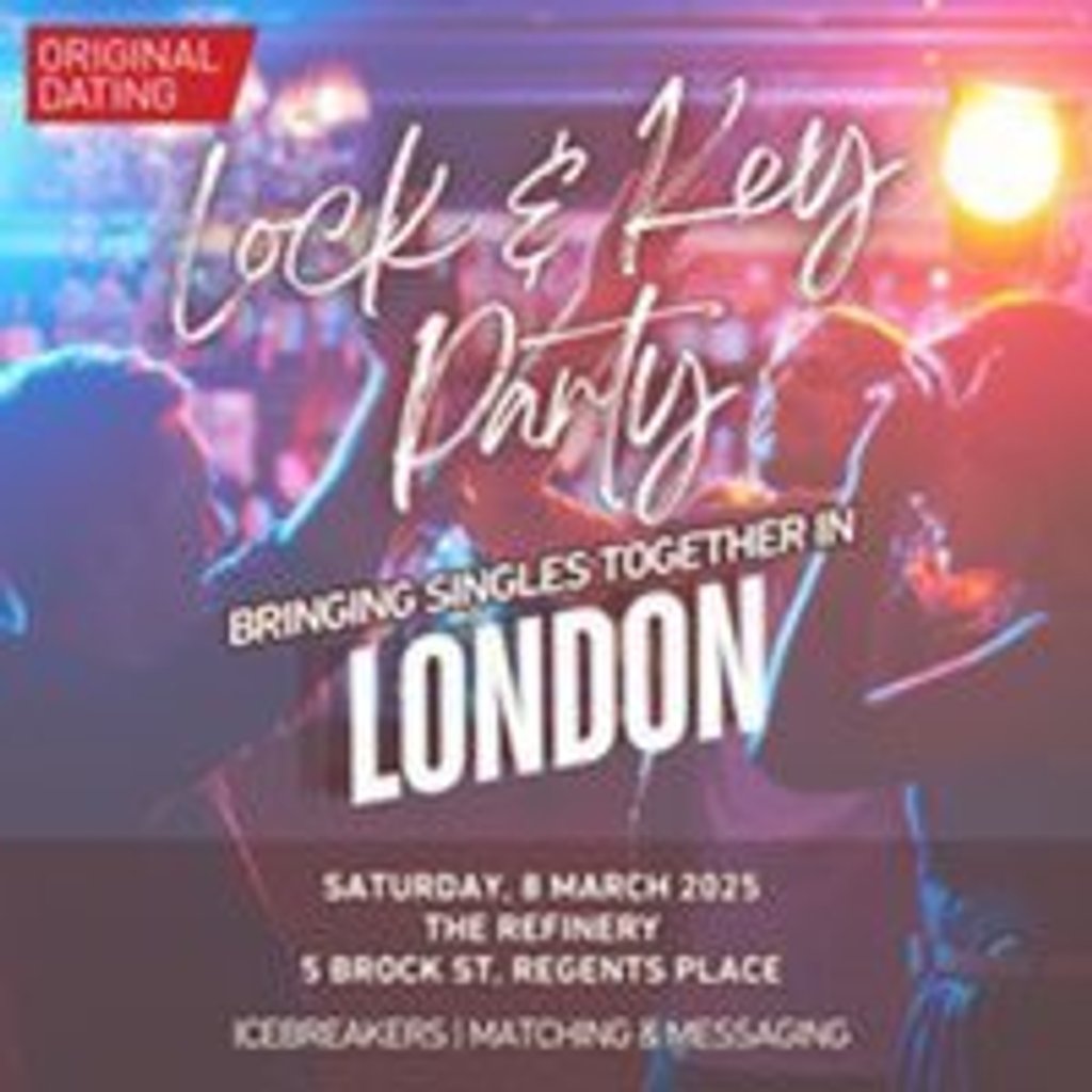 London Summer Sizzler Lock and Key Party (Ages 30-45)