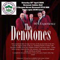 The Denotones 60s show at Brewood Jubilee Hall