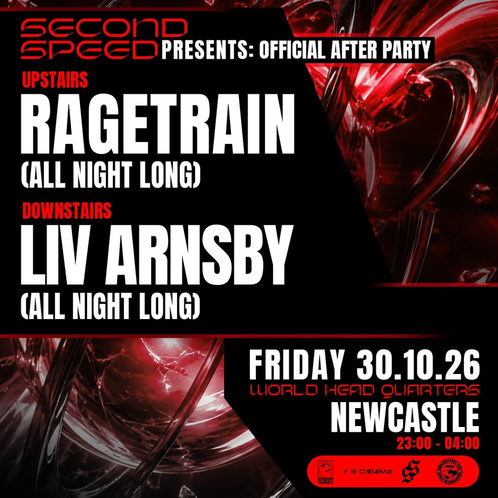 Second Speed: OFFICIAL AFTER PARTY Ragetrain and Liv Arnsby