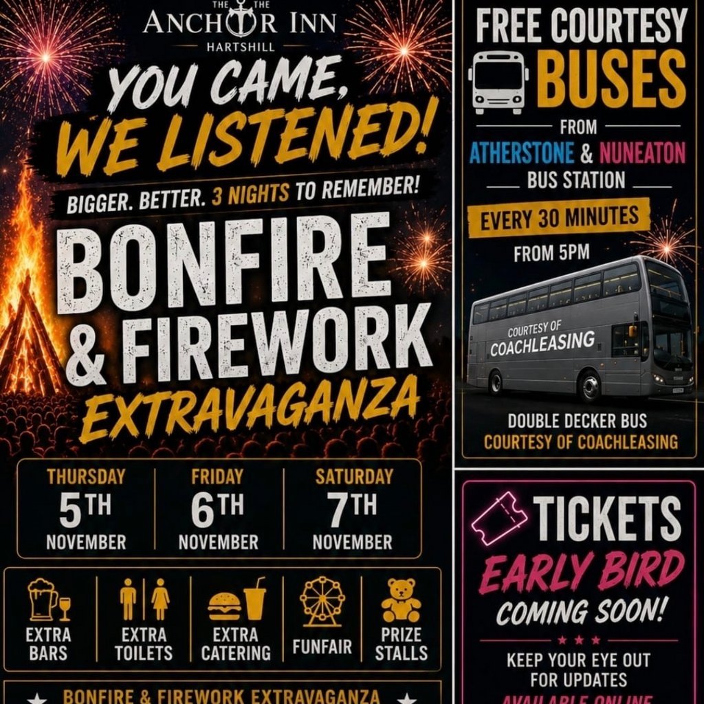 Bonfire & fireworks Extravaganza 06/11/26