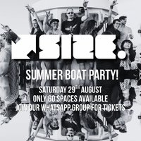 Size Summer Boat Party