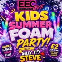 Kids Foam Party with Silly Steve at Eston Events Centre