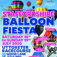 Staffordshire Balloon Fiesta 2021 at Uttoxeter Racecourse