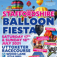 Staffordshire Balloon Fiesta 2021 at Uttoxeter Racecourse