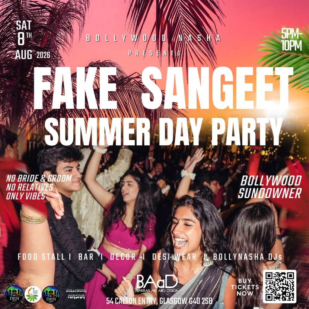FAKE Sangeet Party: Outdoor Summer Sundowner: BollyNasha Glasgow