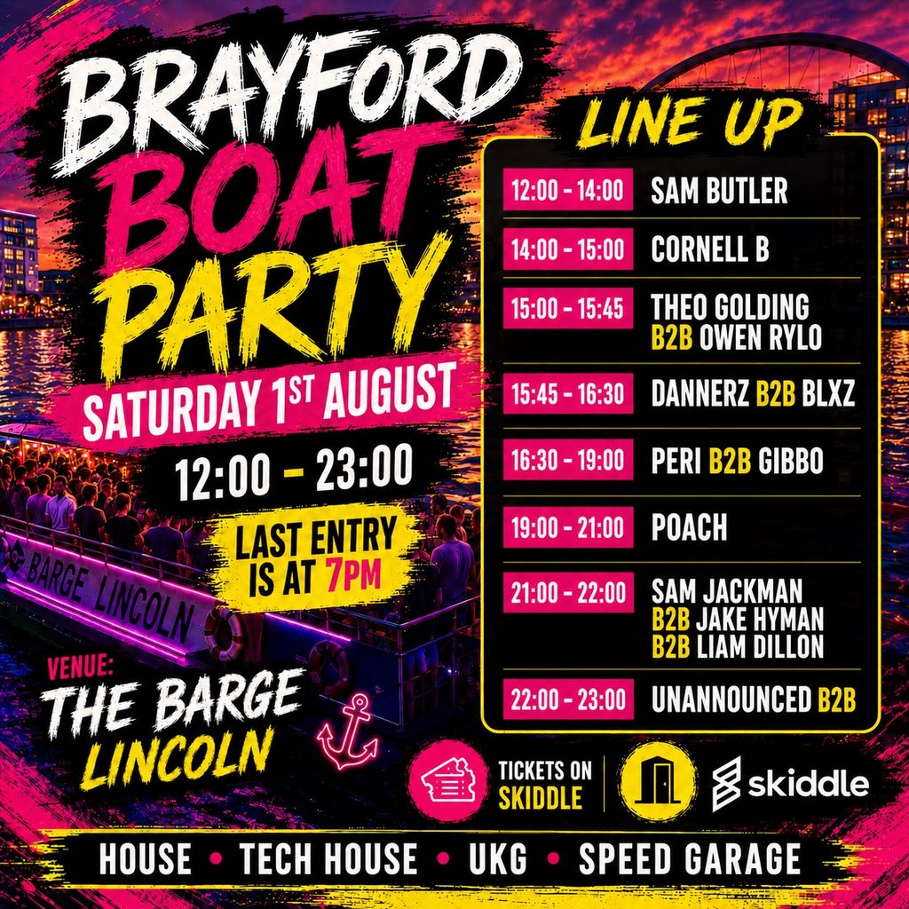 The Brayford Boat party