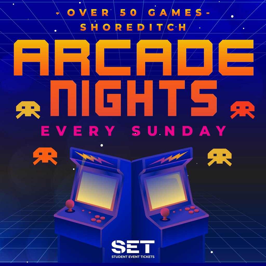 Arcade Nights Every Sunday @ NQ64 Shoreditch at NQ64 Shoreditch, London