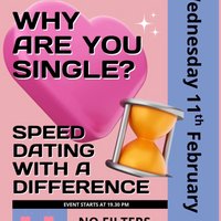 Why are you Single (25-40) Speed dating with a twist. at The Book Keepers Secret (Above The Boulevard)