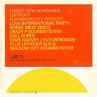 Horse Meat Disco, Crazy P Soundsystem, Call Super, Dave Harvey at LAB11