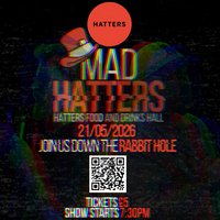 MAD HATTERS Comedy night at Hatters Food And Drinks Hall