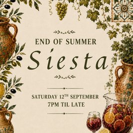 End of Summer Siesta
