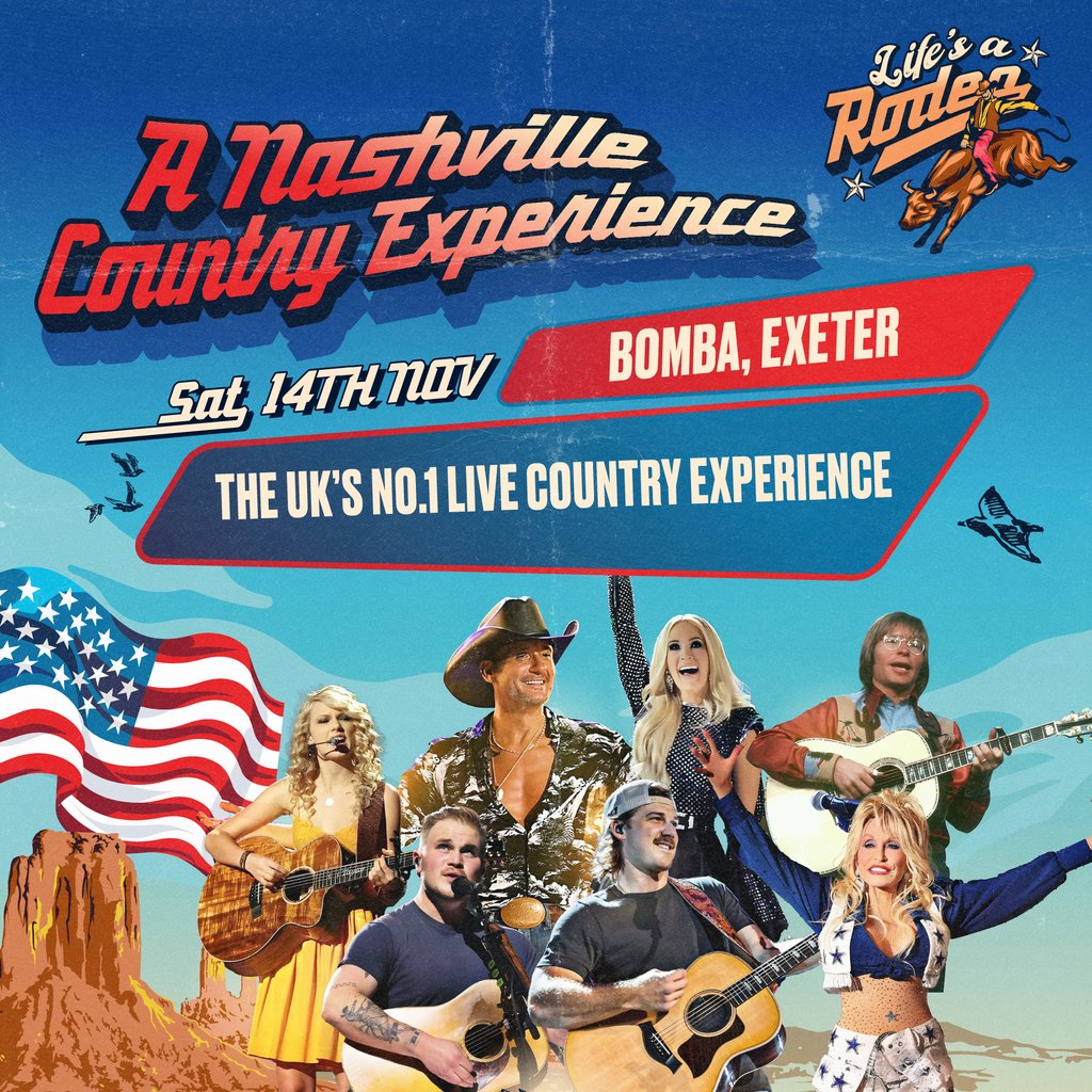 Exeter: A Nashville Country Music Experience at Bomba, Exeter
